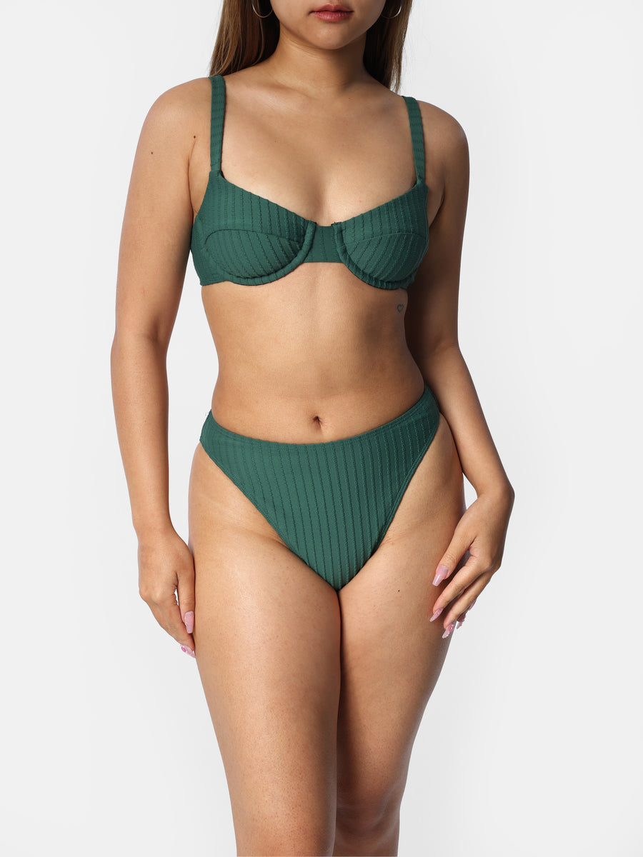 Emerald Green Yvette Bikini House of Eleven by Silva Twins