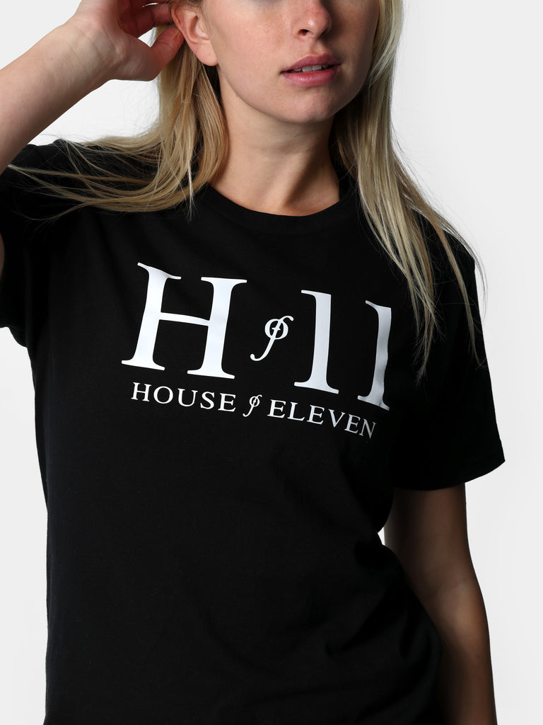 Woman wearing Classic Black HOF11 T-Shirt