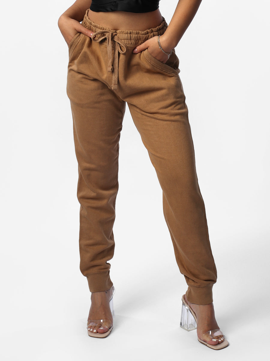 HOF11 Caramel Joggers – House of Eleven by Silva Twins