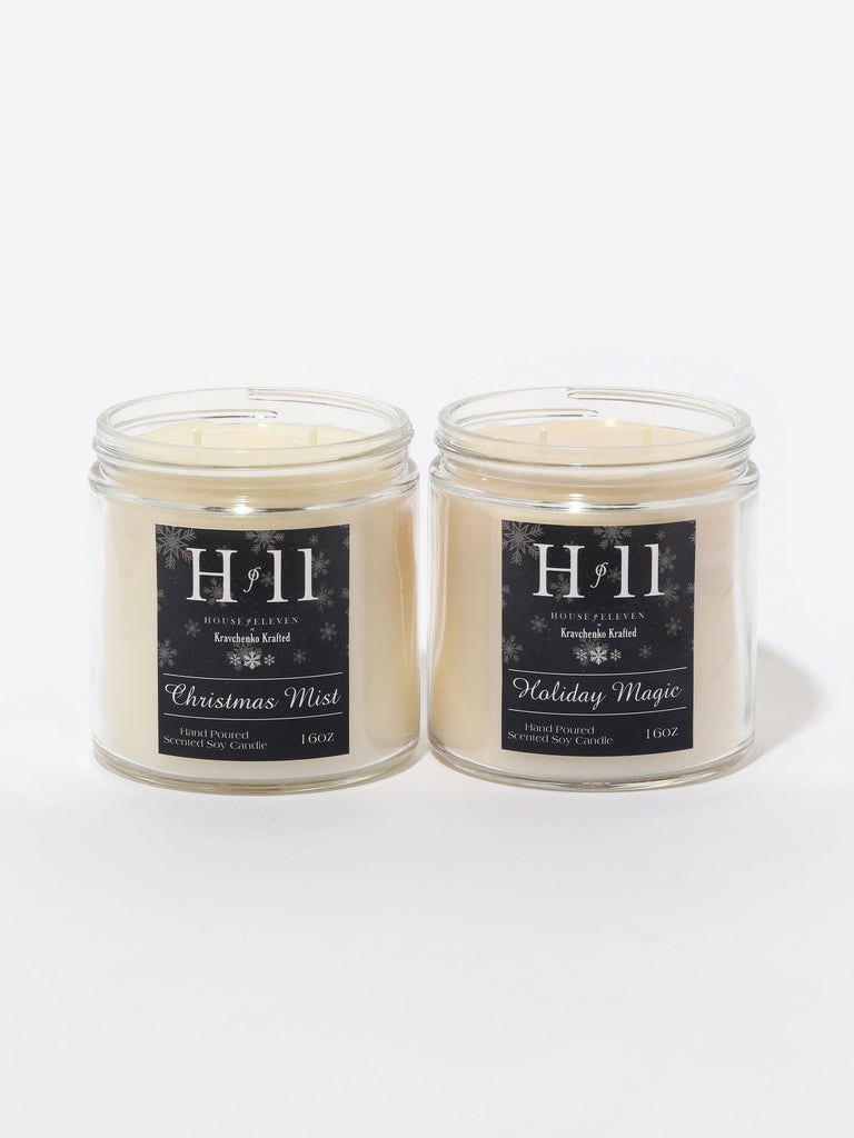 two Holiday HOF11 Scented Candles