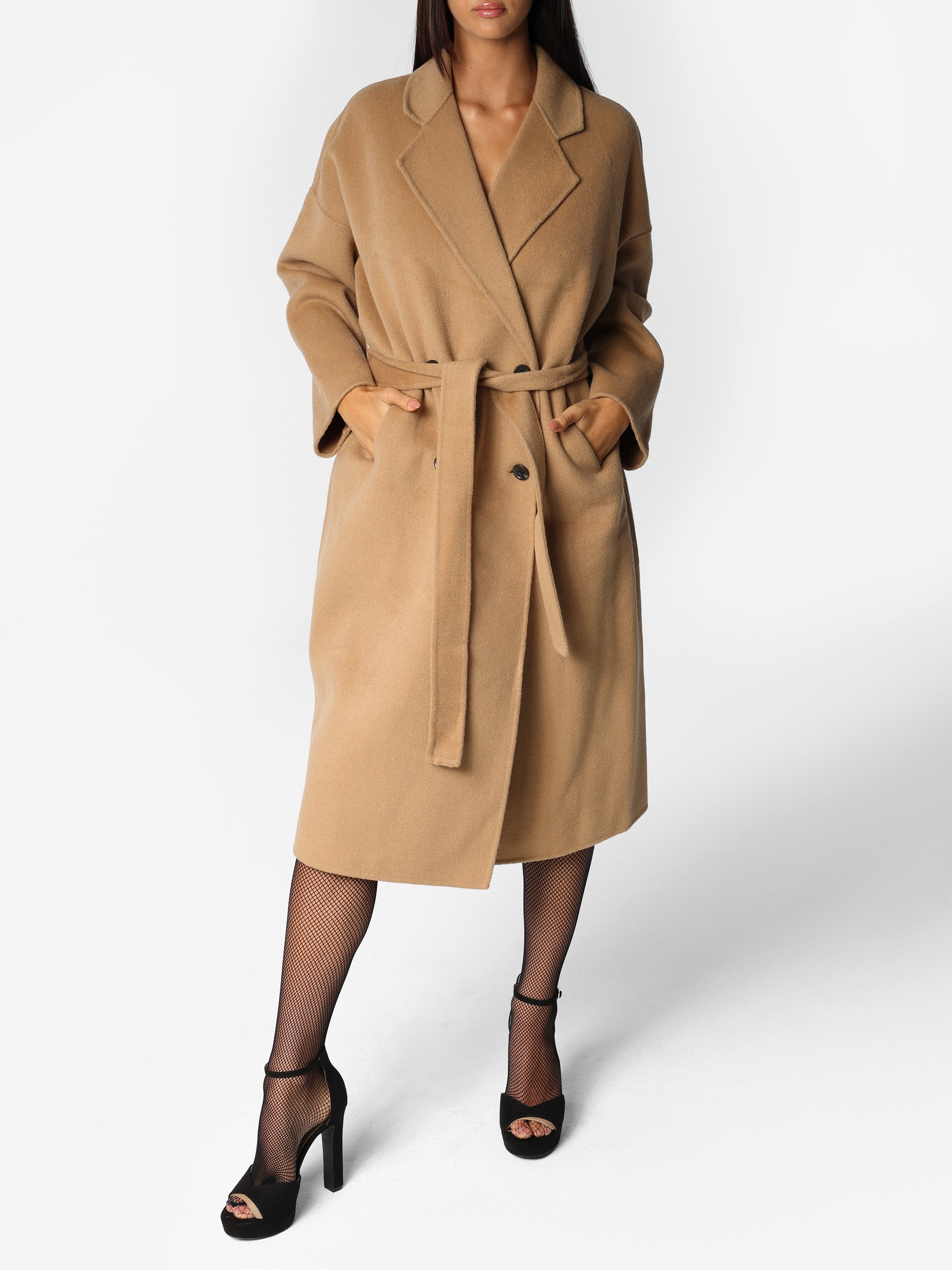 Wool Eleven Beige Merino House Silva Twins Coat Outer by – of