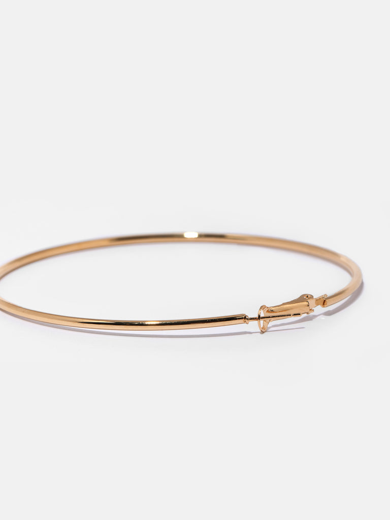 XL Classic Hoops in gold