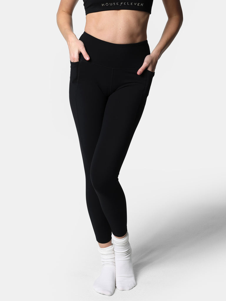 Woman wearing Black HOF11 Active Leggings