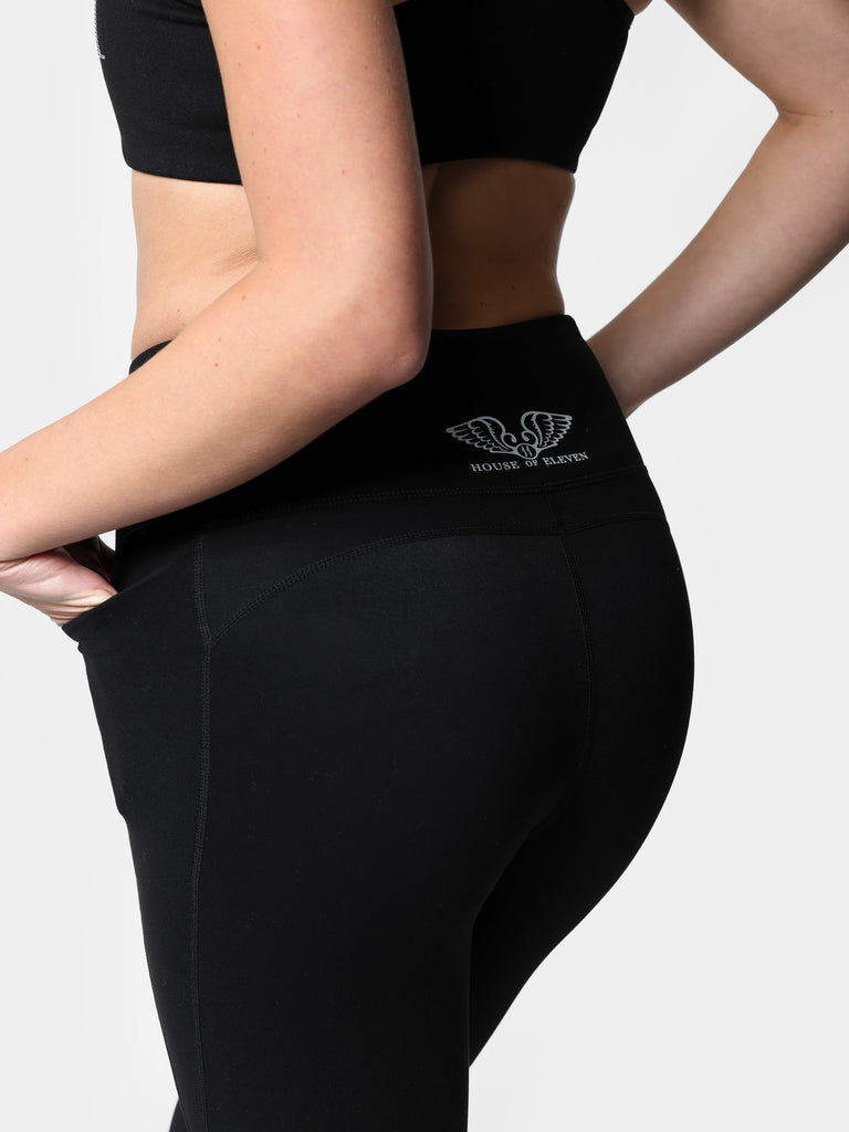 Woman wearing Black HOF11 Active Leggings