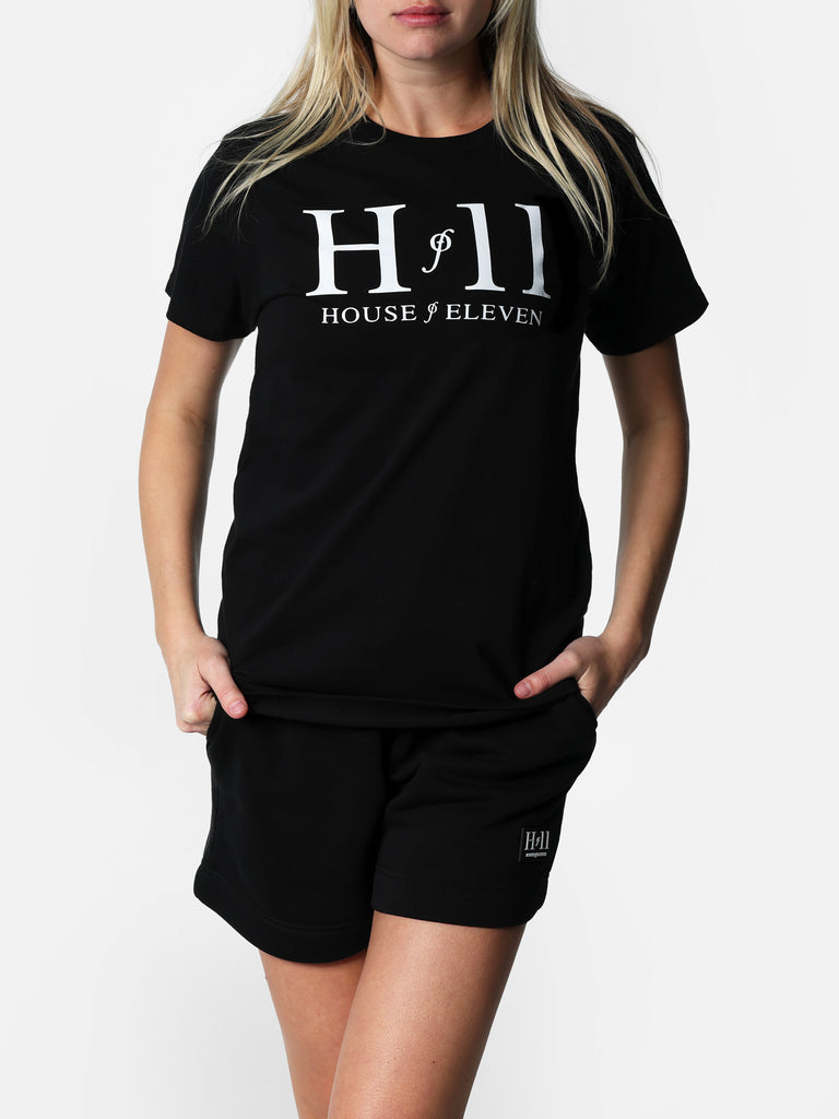 Woman wearing Classic Black HOF11 T-Shirt