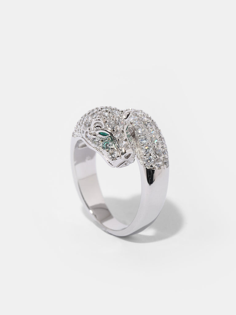 Product shot of Pavé Panther Ring