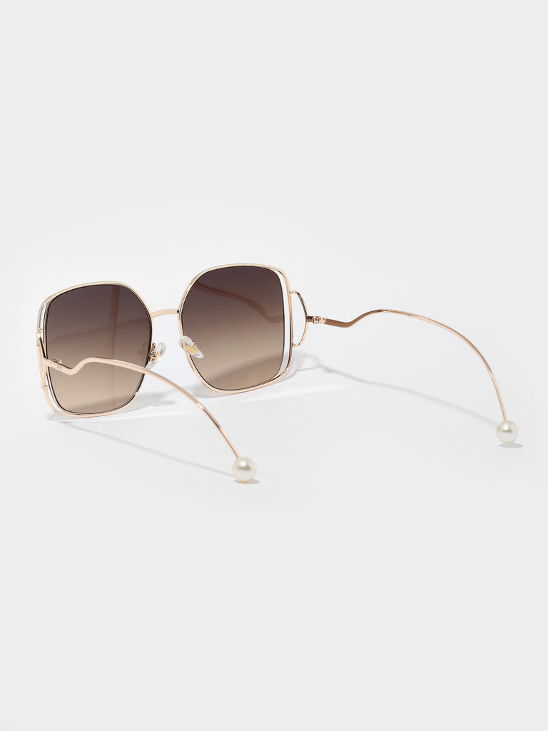 Aspen's Gold Frame Sunrise Sunglasses