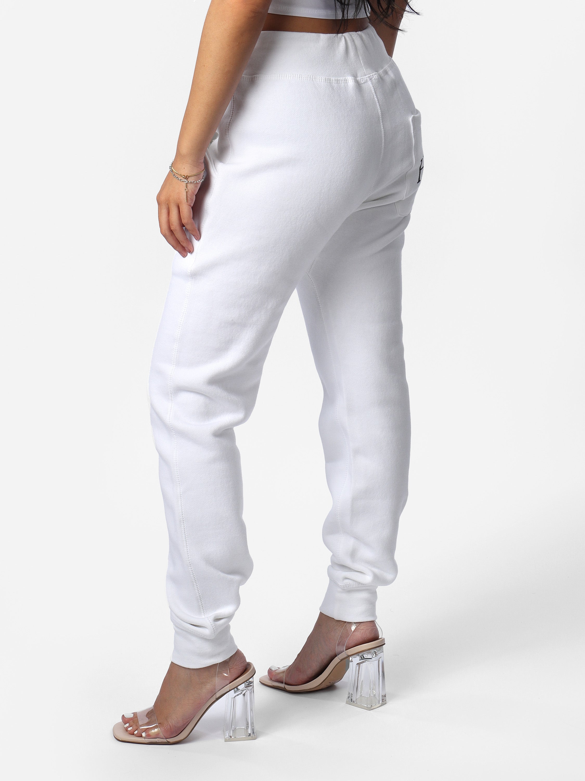 HOF11 White Joggers – House of Eleven by Silva Twins