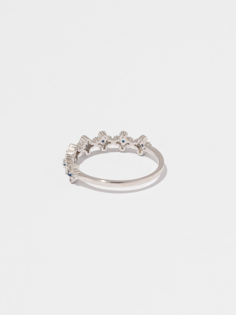 Product shot of Stackable Pavé Daisy Ring