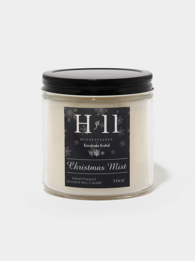 Holiday HOF11 Scented Candle labeled christmas mist